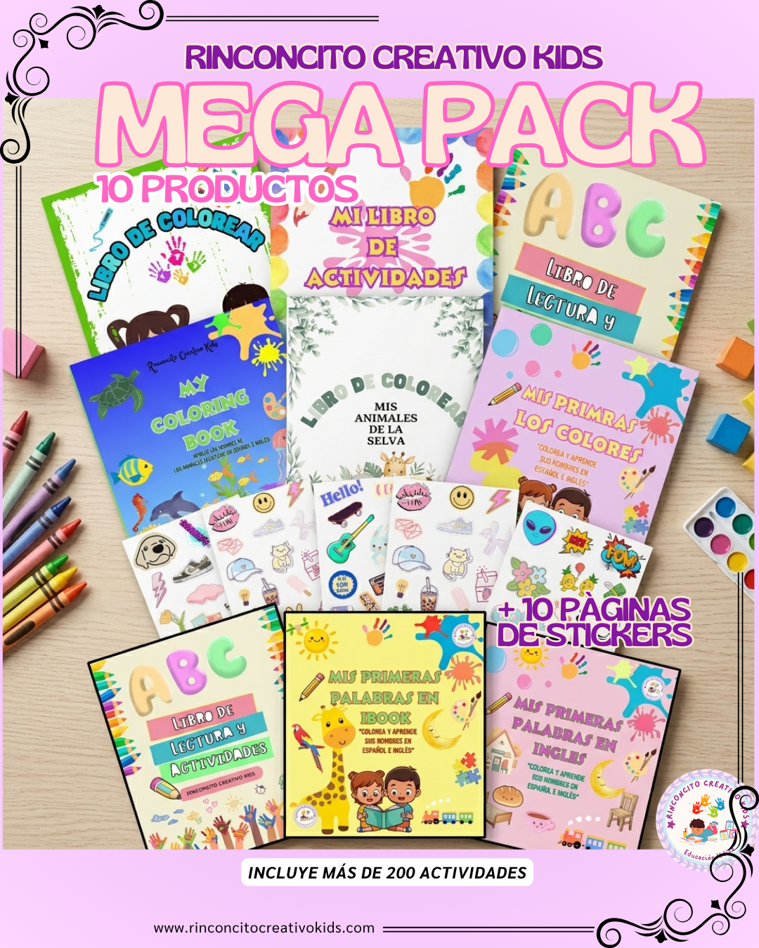 Mega Pack Educativo Completo (10 Productos - 3 Bonus)