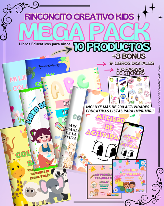 Mega Pack Educativo Completo (10 Productos + 3 Bonus)