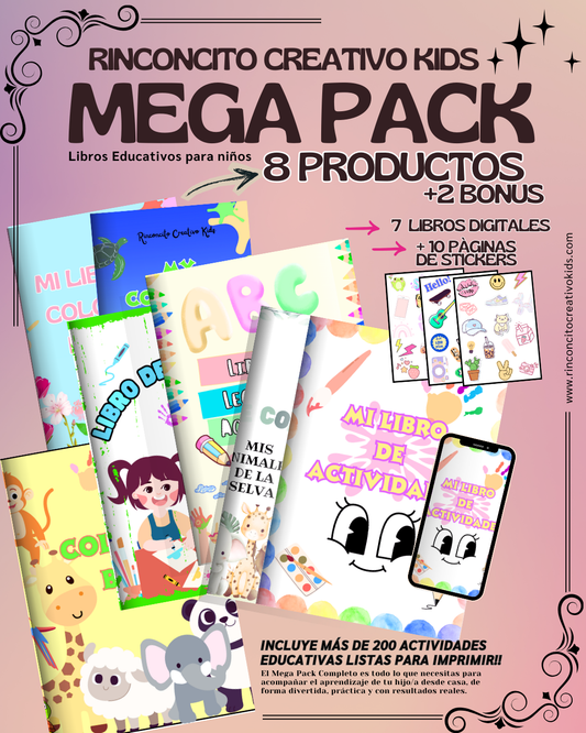Mega Pack Educativo Completo (8 Productos + 2 Bonus)