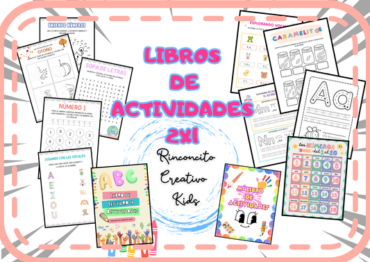 LIBROS DE ACTIVIDADES - 2X1